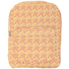 Peach Leafs Full Print Backpack by Sparkle