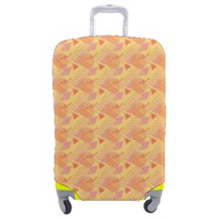 Peach Leafs Luggage Cover (medium) by Sparkle