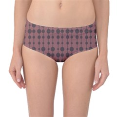 Pattern 22 Mid-waist Bikini Bottoms by GardenOfOphir