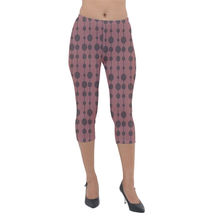 Pattern 22 Lightweight Velour Capri Leggings 