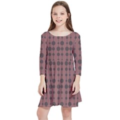 Pattern 22 Kids  Quarter Sleeve Skater Dress by GardenOfOphir