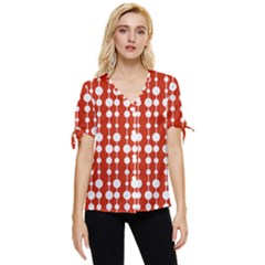 Pattern 23 Bow Sleeve Button Up Top by GardenOfOphir