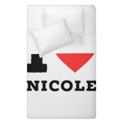 I Love Nicole Duvet Cover Double Side (single Size) by ilovewhateva