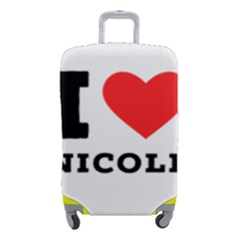 I Love Nicole Luggage Cover (small) by ilovewhateva