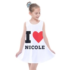 I Love Nicole Kids  Summer Dress by ilovewhateva