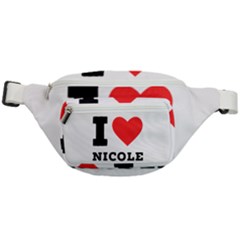 I Love Nicole Fanny Pack by ilovewhateva