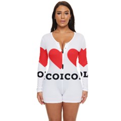 I Love Nicole Long Sleeve Boyleg Swimsuit by ilovewhateva