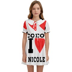 I Love Nicole Kids  Sweet Collar Dress by ilovewhateva