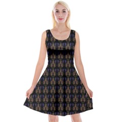 Digitalart Balls Reversible Velvet Sleeveless Dress