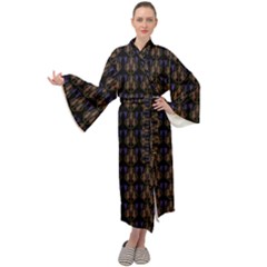 Digitalart Balls Maxi Velvet Kimono by Sparkle