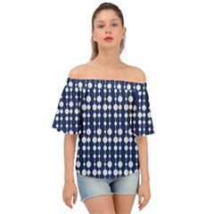 Pattern 24 Off Shoulder Short Sleeve Top by GardenOfOphir