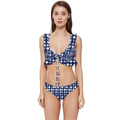 Pattern 24 Low Cut Ruffle Edge Bikini Set by GardenOfOphir