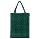 Green Pattern Classic Tote Bag View1