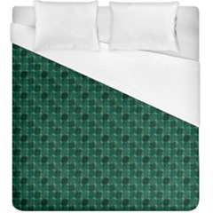 Green Pattern Duvet Cover (King Size)