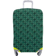 Green Pattern Luggage Cover (Large)