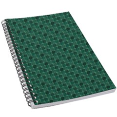 Green Pattern 5 5  X 8 5  Notebook by Sparkle