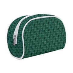 Green Pattern Make Up Case (Small)