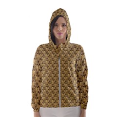 Flowers Women s Hooded Windbreaker