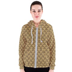 Flowers Women s Zipper Hoodie by Sparkle