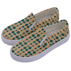 Pattern 27 Kids  Canvas Slip Ons by GardenOfOphir