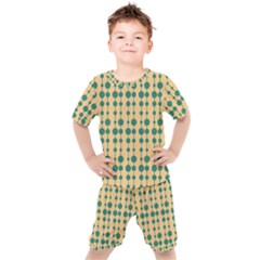 Pattern 27 Kids  Tee And Shorts Set by GardenOfOphir