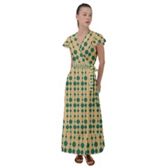 Pattern 27 Flutter Sleeve Maxi Dress by GardenOfOphir