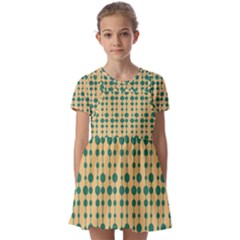 Pattern 27 Kids  Short Sleeve Pinafore Style Dress by GardenOfOphir