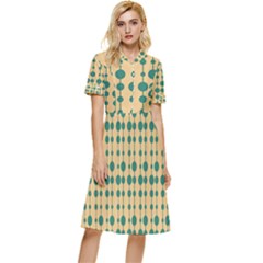 Pattern 27 Button Top Knee Length Dress by GardenOfOphir