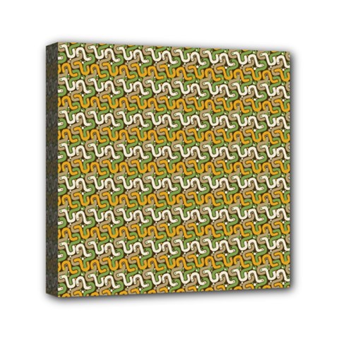 Pattern Mini Canvas 6  X 6  (stretched) by Sparkle