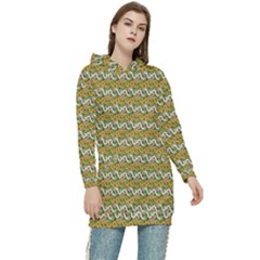 Pattern Women s Long Oversized Pullover Hoodie