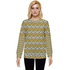 Pattern Hidden Pocket Sweatshirt