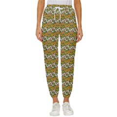 Pattern Women s Cropped Drawstring Pants by Sparkle