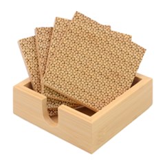 Pattern Bamboo Coaster Set