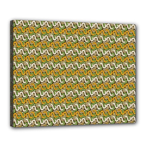 Pattern Canvas 20  X 16  (stretched) by Sparkle