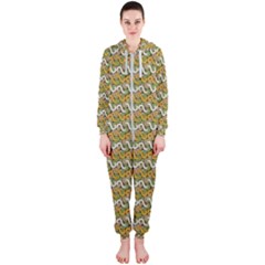 Pattern Hooded Jumpsuit (ladies)