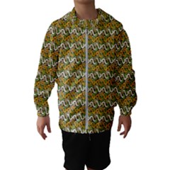 Pattern Kids  Hooded Windbreaker