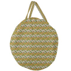 Pattern Giant Round Zipper Tote by Sparkle