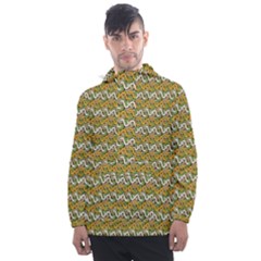 Pattern Men s Front Pocket Pullover Windbreaker