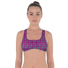 Pattern 26 Got No Strings Sports Bra by GardenOfOphir