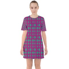 Pattern 26 Sixties Short Sleeve Mini Dress by GardenOfOphir