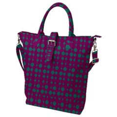 Pattern 26 Buckle Top Tote Bag by GardenOfOphir