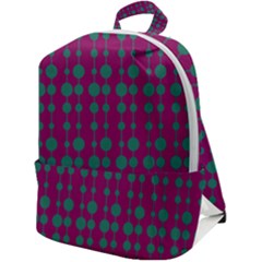 Pattern 26 Zip Up Backpack