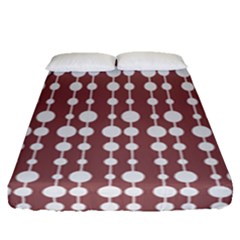 Pattern 25 Fitted Sheet (queen Size) by GardenOfOphir