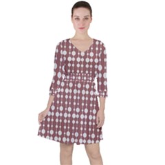 Pattern 25 Quarter Sleeve Ruffle Waist Dress by GardenOfOphir