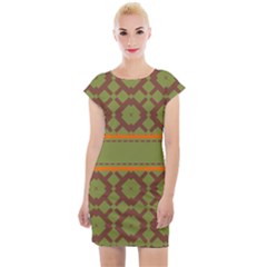 Pattern 29 Cap Sleeve Bodycon Dress by GardenOfOphir