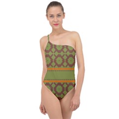 Pattern 29 Classic One Shoulder Swimsuit by GardenOfOphir