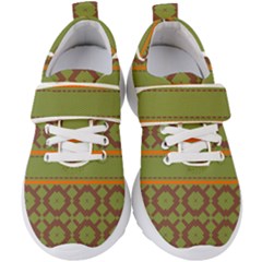 Pattern 29 Kids  Velcro Strap Shoes by GardenOfOphir