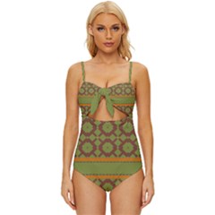 Pattern 29 Knot Front One-piece Swimsuit by GardenOfOphir