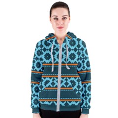 Pattern 28 Women s Zipper Hoodie