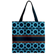 Pattern 28 Zipper Grocery Tote Bag